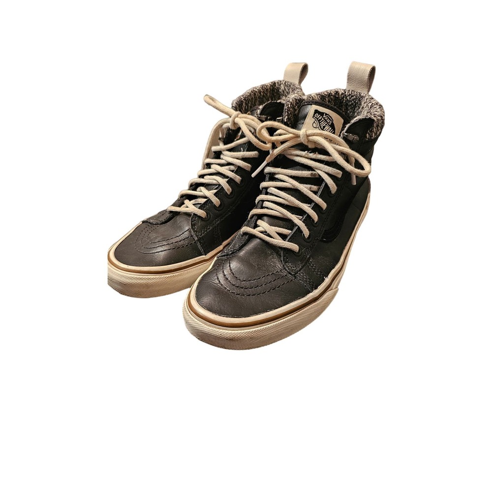 VANS Sneakers Mens‎ 7.5 Sk8-Hi Mte Black Marshmallow High-Top
